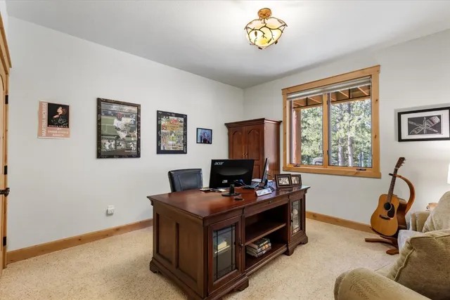 a room with furniture and window