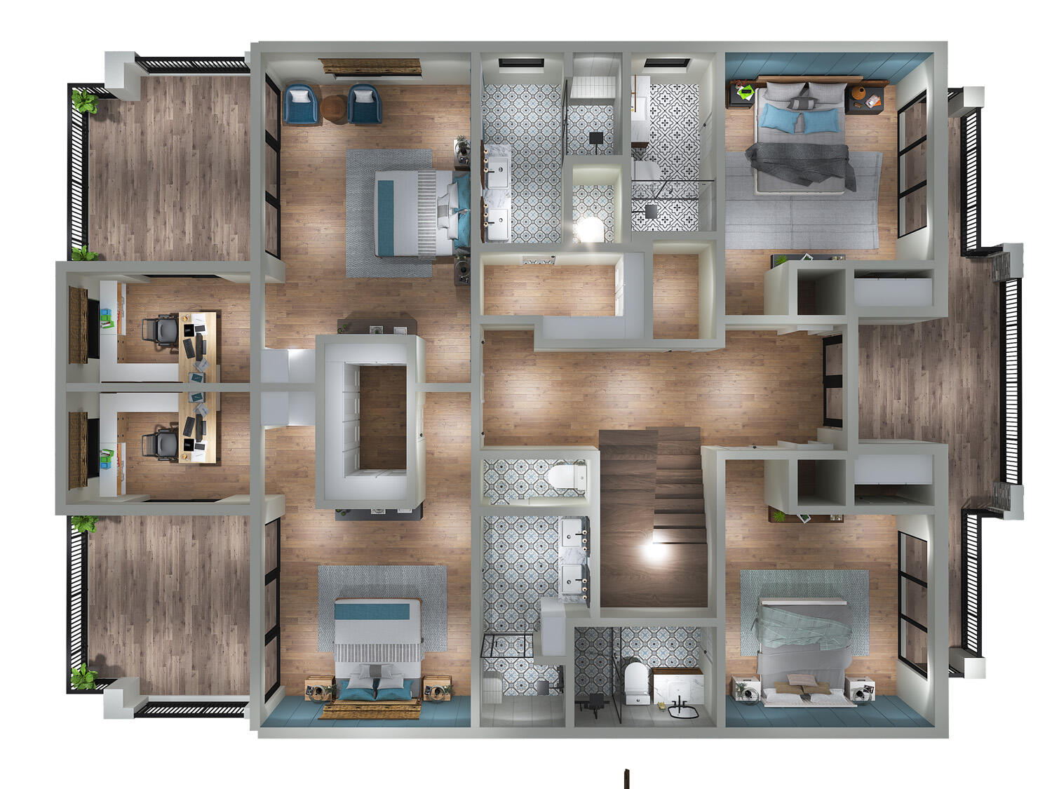 2483 Yellowtail Drive Marathon, FL 33050 - Photo 8 of 37 Second Floor Aerial View