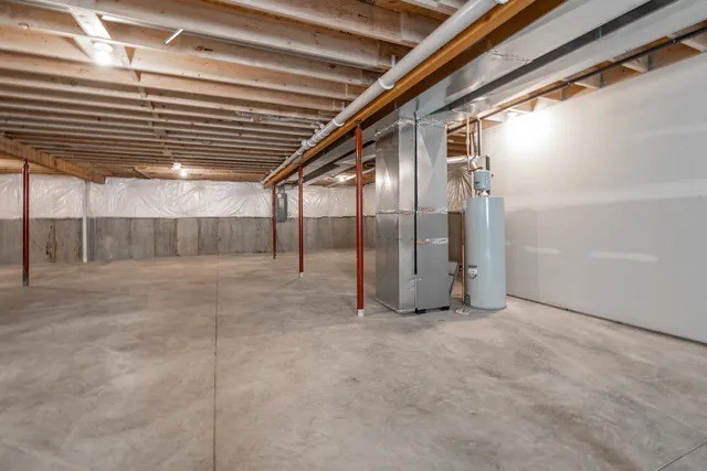 a view of small space with wooden floor