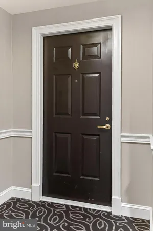 a bathroom with a mirror