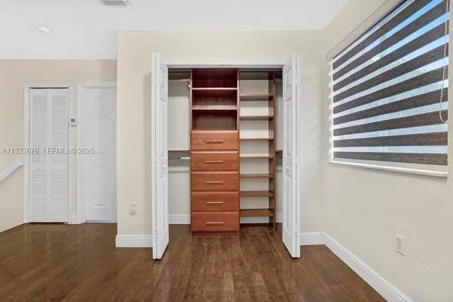 wooden floor in an empty room