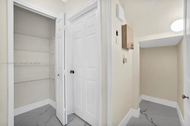 a view of an entryway with stairs