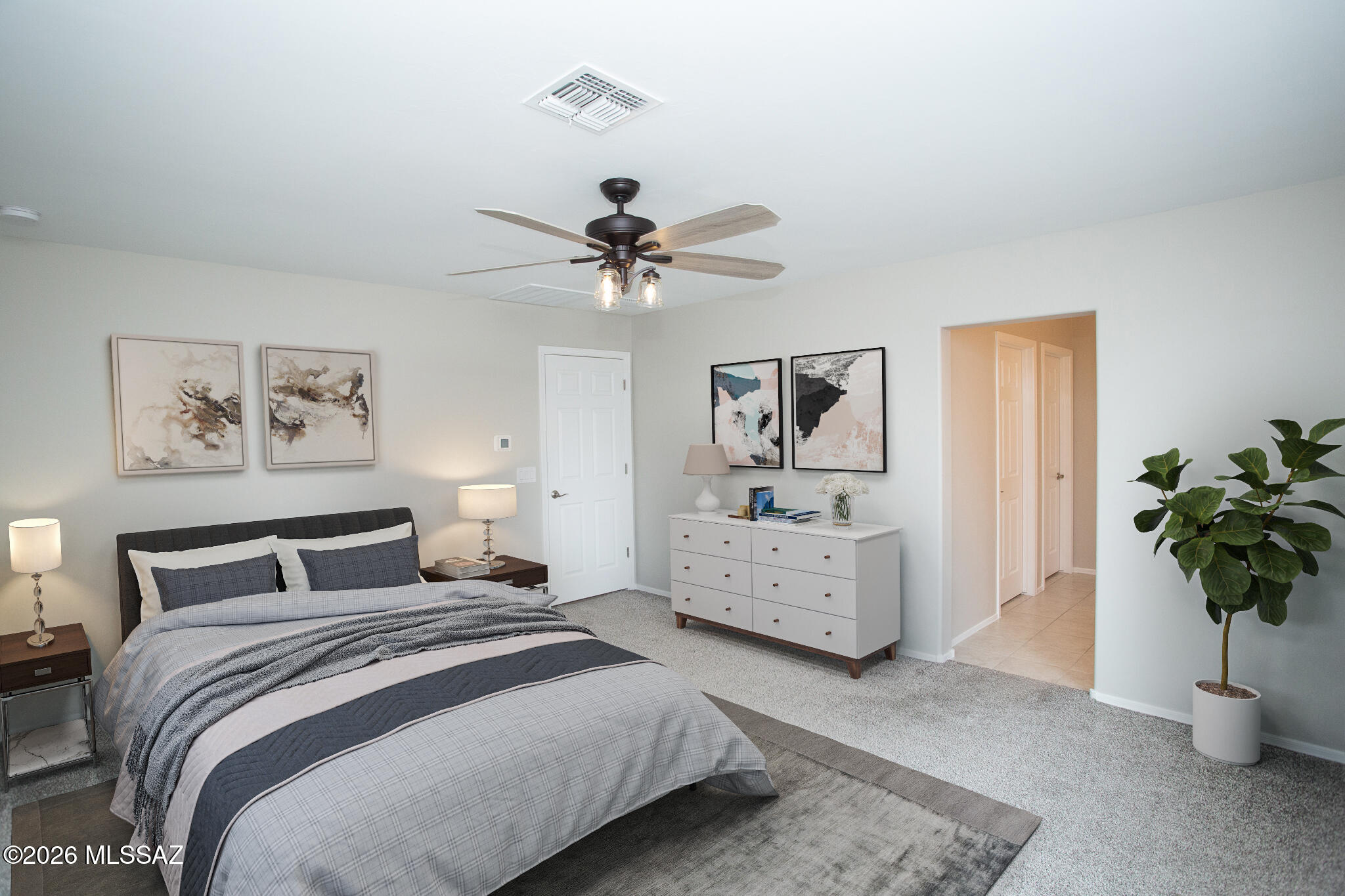 12071 East Ryscott Circle Vail, AZ 85641 - Photo 17 of 37 Primary Bedroom - Virtually Staged