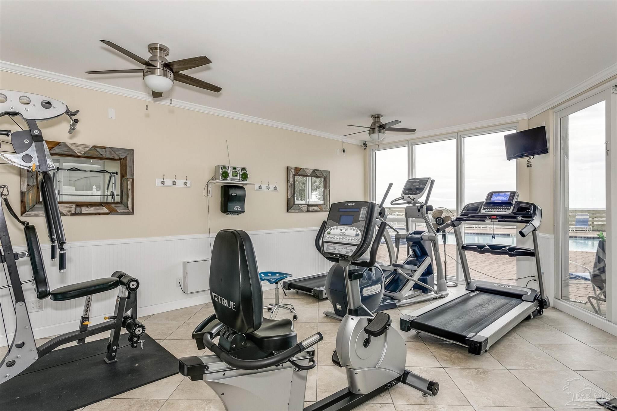 16285 Perdido Key Drive, Unit 625 Perdido Key, FL 32507 - Photo 36 of 49 a view of a workspace with furniture and a window