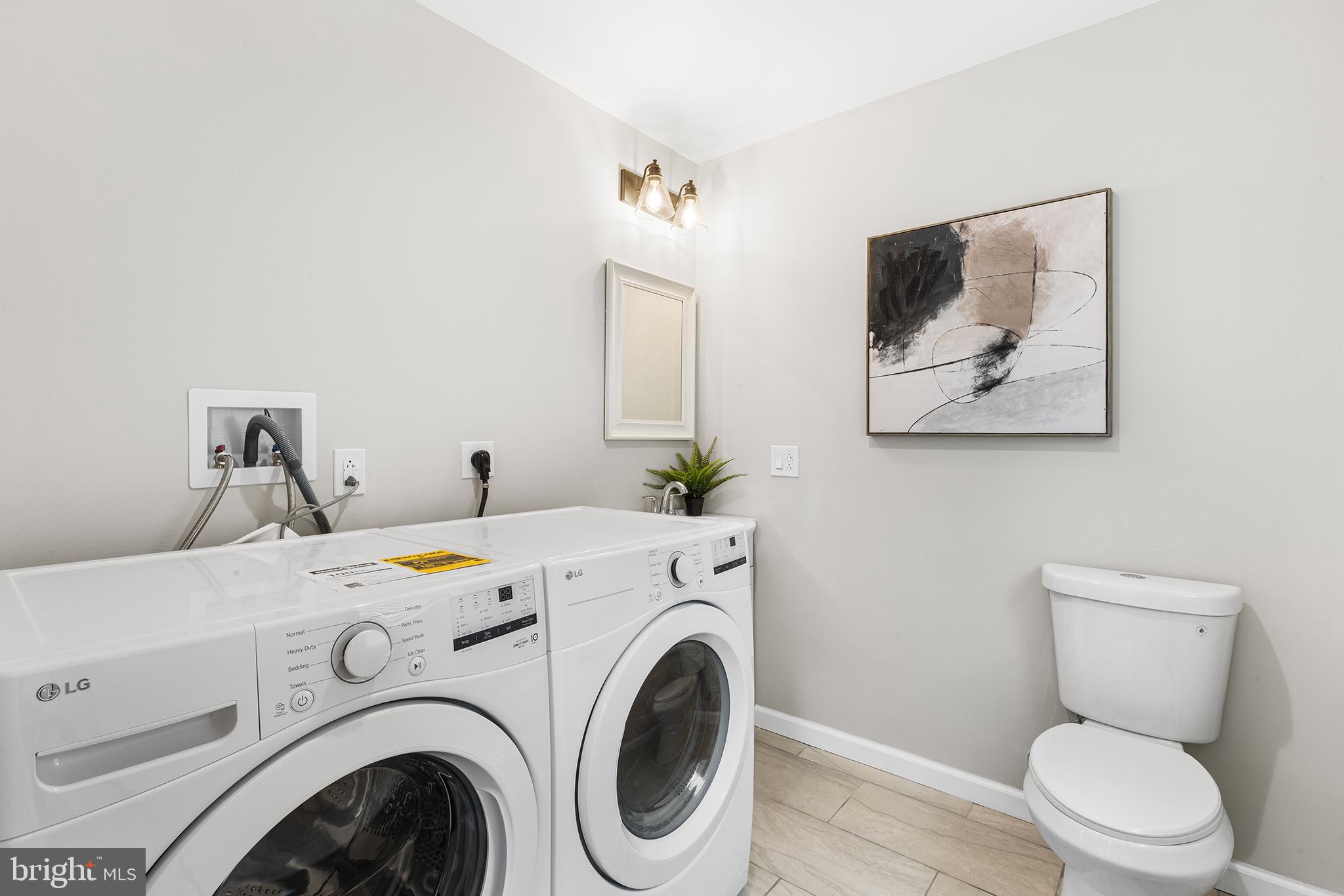 2236 Tasker Street Philadelphia, PA 19145 - Photo 11 of 26 a view of bathroom with a washer and dryer