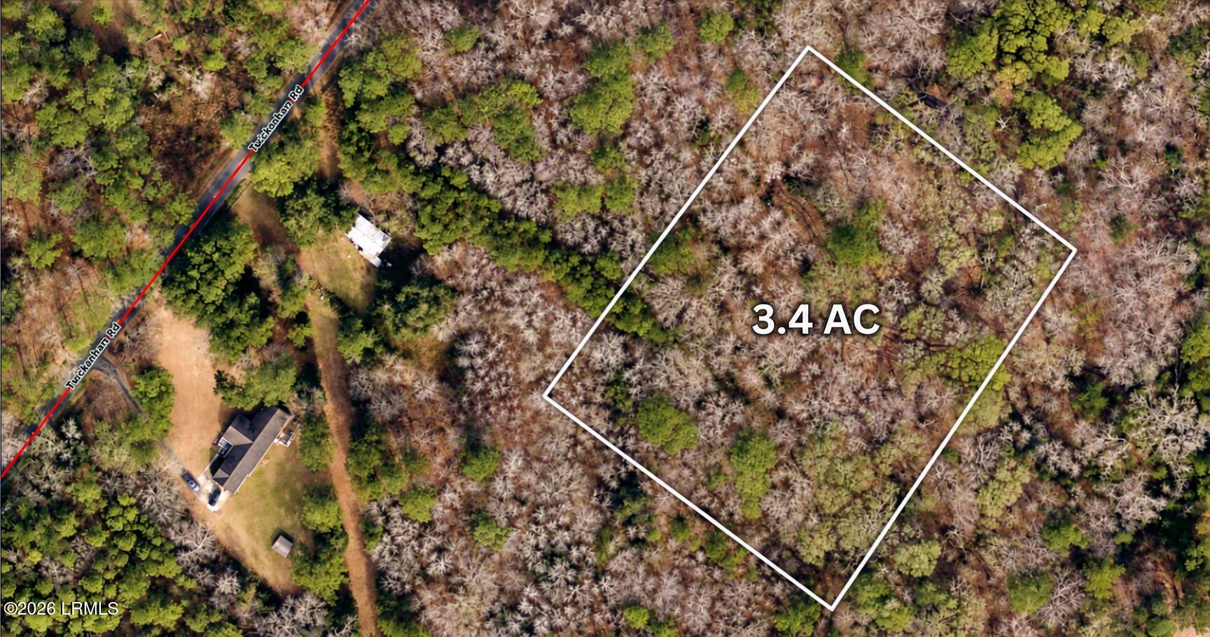 112 Twickenham Road Yemassee, SC 29945 - Photo 1 of 2 GIS imagery approx. property boundaries