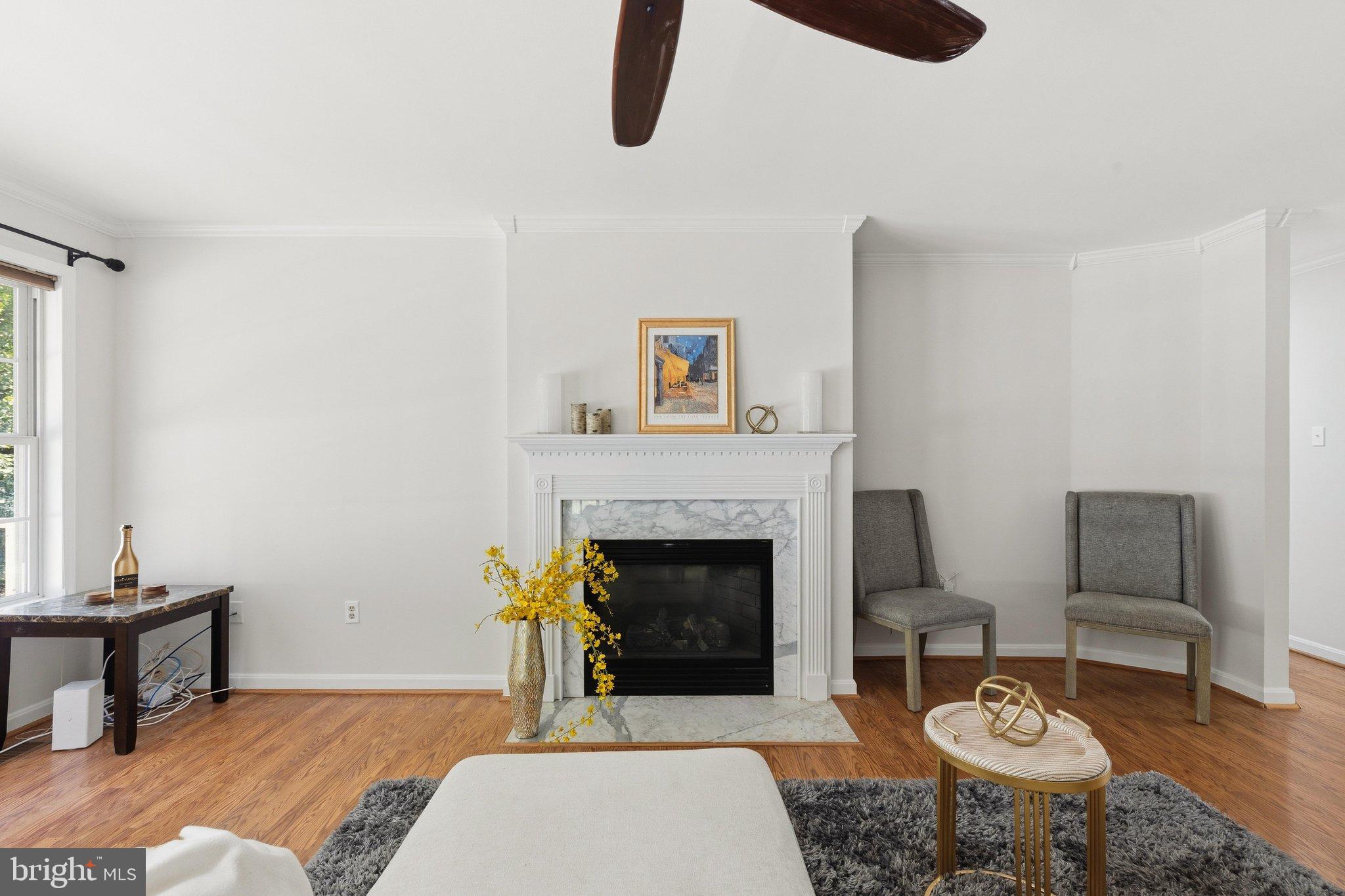 6870 Hawkins Gate Road La Plata, MD 20646 - Photo 10 of 57 Living Room Fireplace View