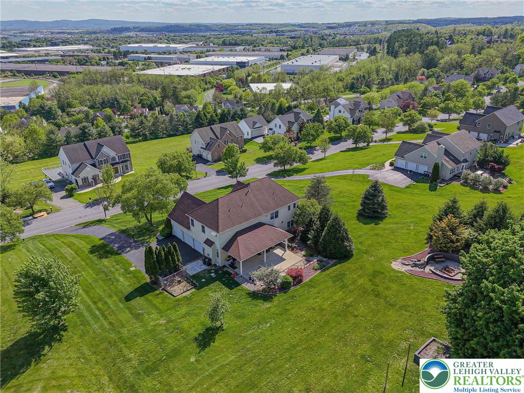 6551 Overlook Road Orefield, PA 18069 - Photo 79 of 82 an aerial view of a house with garden