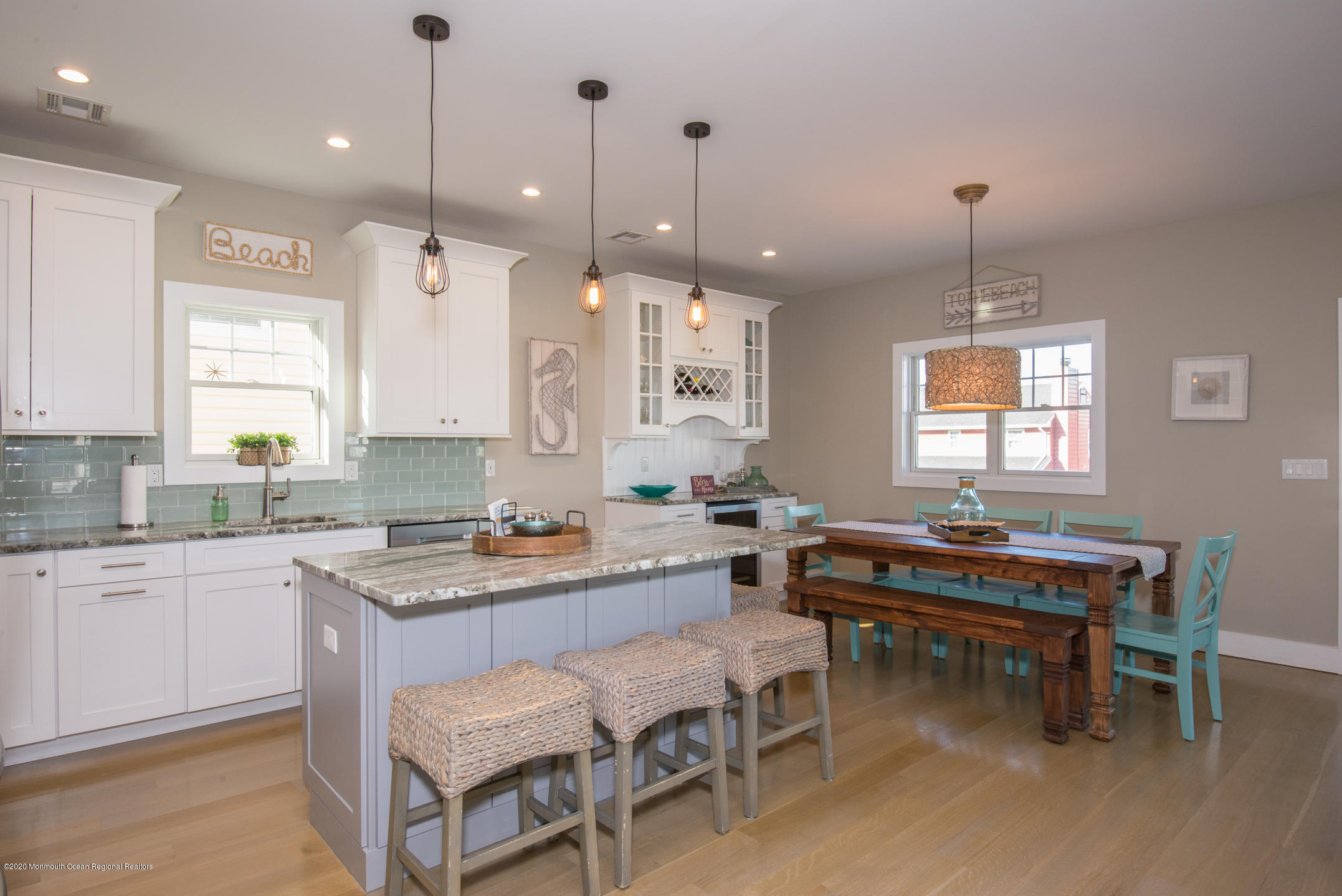 210 Johnson Road Lavallette, NJ 08735 - Photo 10 of 48 a kitchen with a table and chairs in it