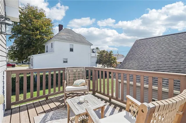 a backyard of a house