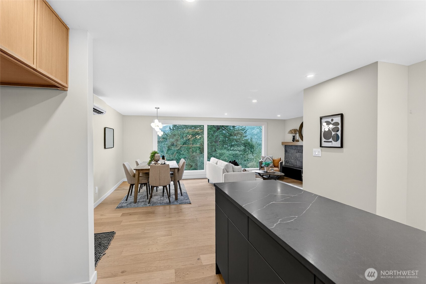 16 Southern Court Bellingham, WA 98229 - Photo 13 of 31 a dining hall with stainless steel appliances granite countertop a granite counter tops and a view of living room