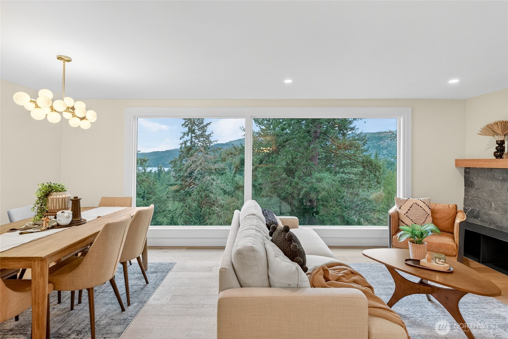 16 Southern Court Bellingham, WA 98229 - Photo 6 of 31 a living room with furniture and a chandelier