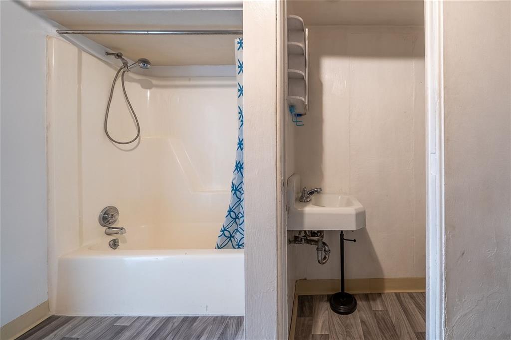 1353 Bower Hill Road Bridgeville, PA 15017 - Photo 29 of 45 Lower level full bath with brand new floors