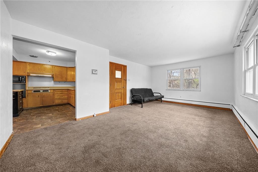 1353 Bower Hill Road Bridgeville, PA 15017 - Photo 6 of 45 Upper level family room could function as a bedroom. Hard woods under all carpets.