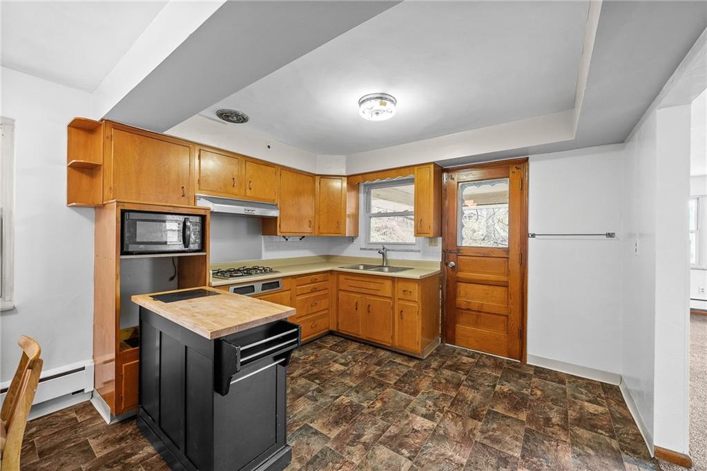 1353 Bower Hill Road Bridgeville, PA 15017 - Photo 8 of 45 Upper level kitchen with brand new floors
