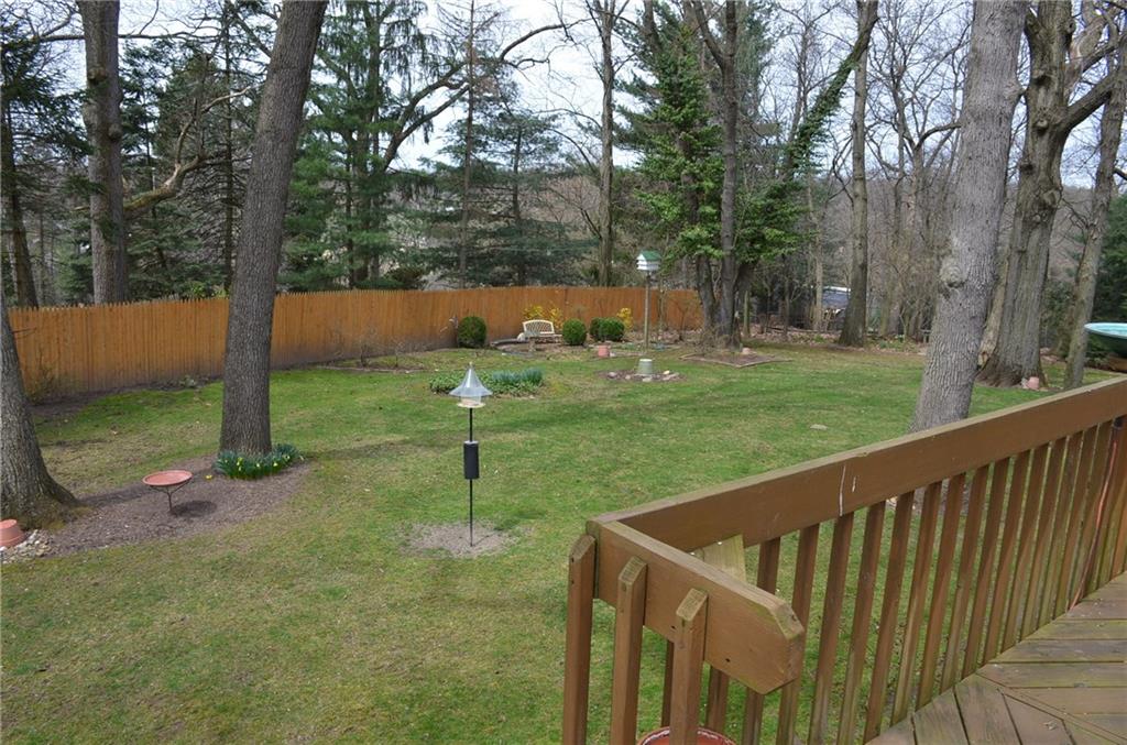 8187 Post Road Allison Park, PA 15101 - Photo 22 of 24 The back yard also features trees for shade on those hot summer days and a sitting area to take in the birds, squirrels, dogs or kids.