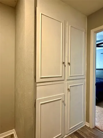 a view of a closet