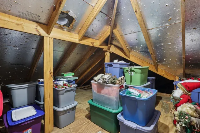 a room with furniture