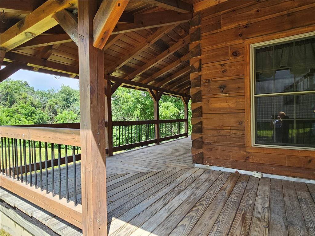 459 Big Knob Road Rochester, PA 15074 - Photo 4 of 48 a view of a house with a wooden deck