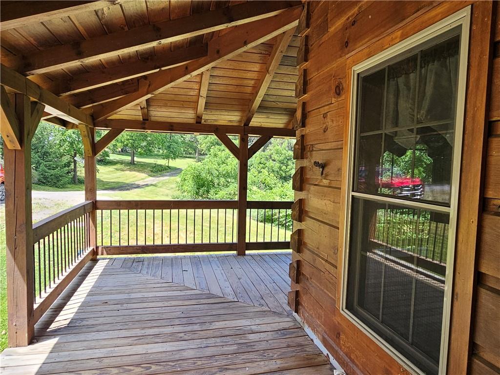 459 Big Knob Road Rochester, PA 15074 - Photo 7 of 48 a view of porch with wooden floor