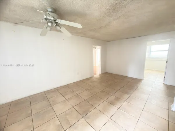 a view of a room & utility room