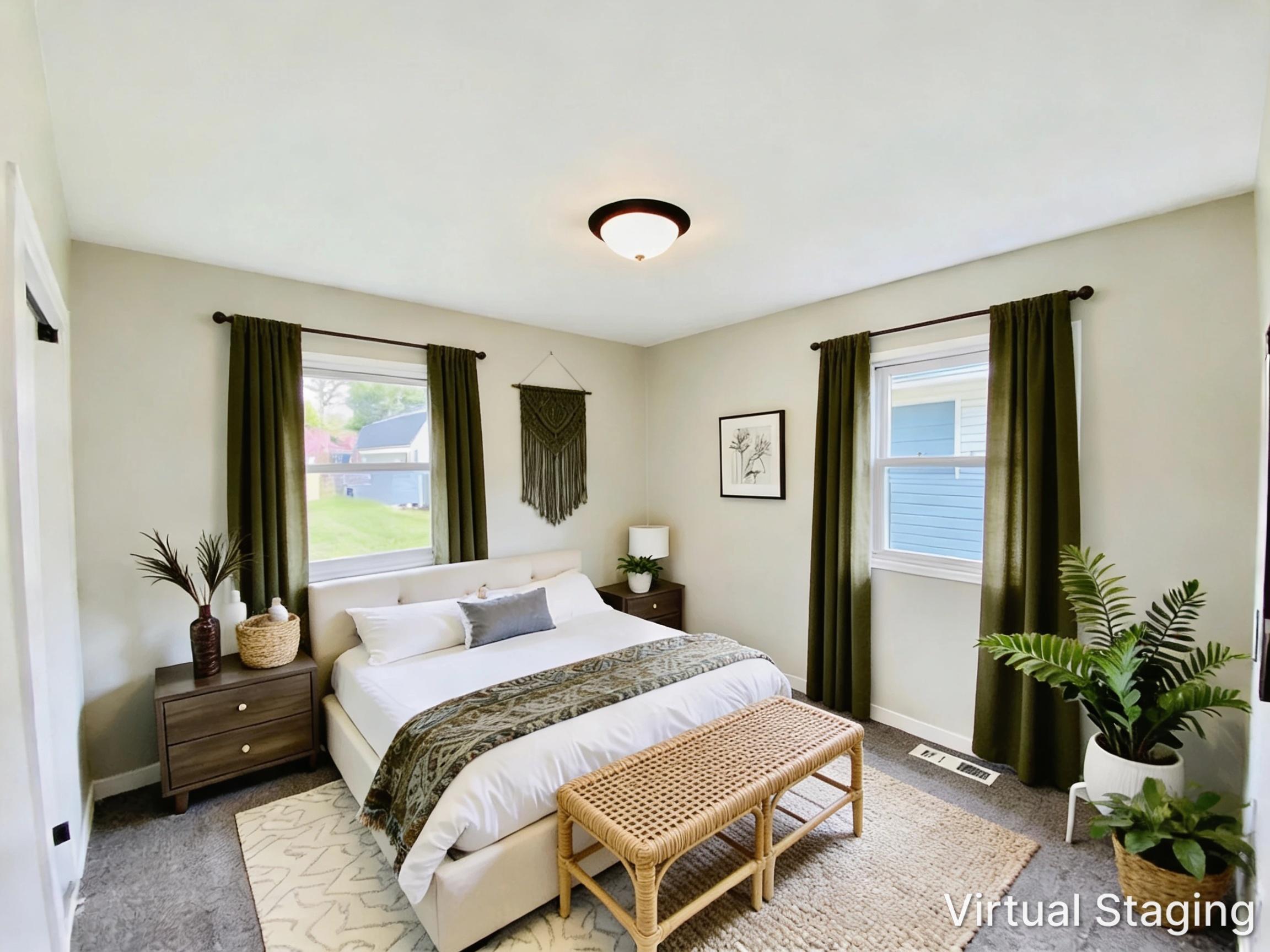745 Juniper Road Valparaiso, IN 46385 - Photo 19 of 28 a bedroom with a bed and a couch