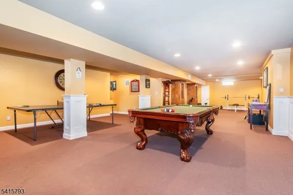 a room with gym equipment