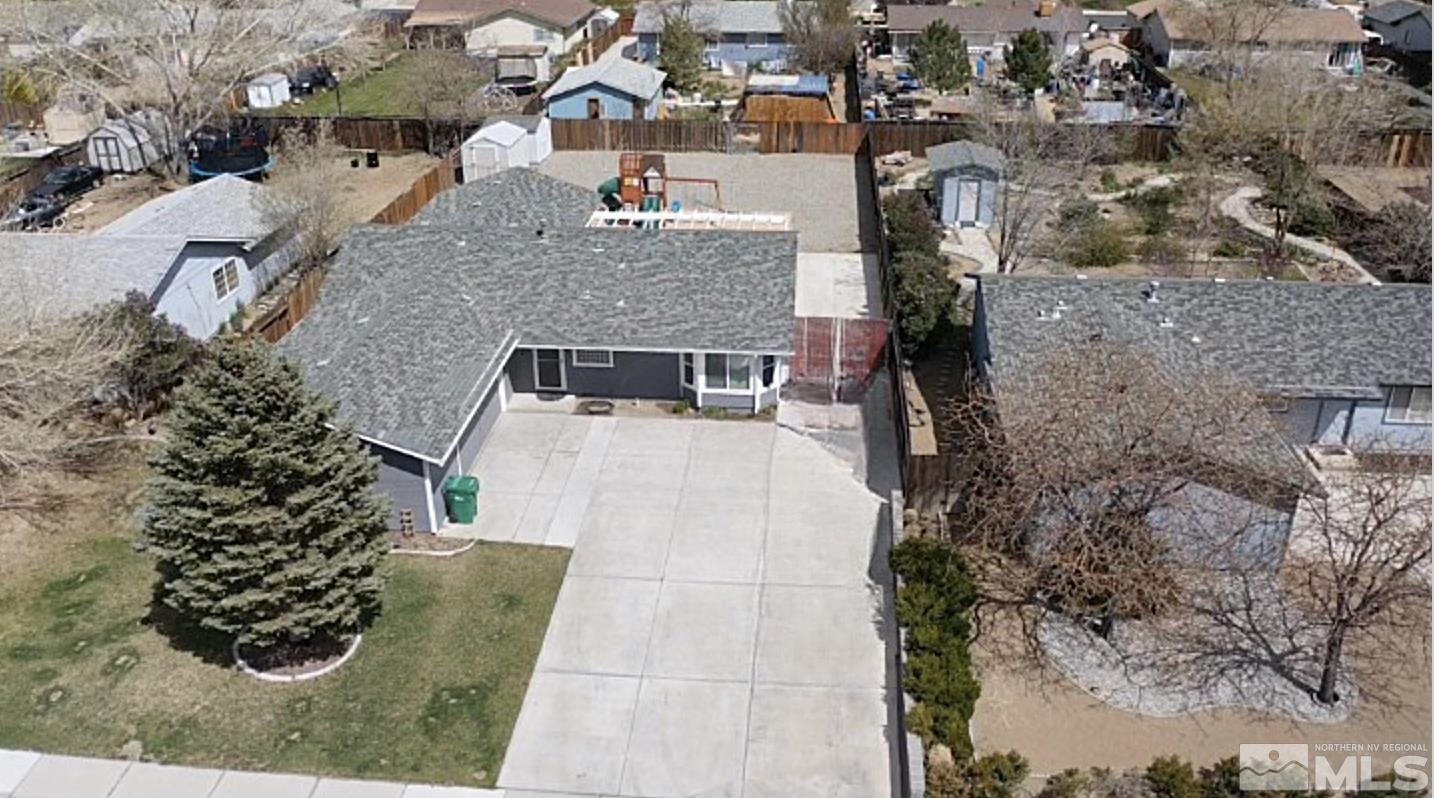 562 Yellow Jacket Road Dayton, NV 89403 - Photo 2 of 27 an aerial view of a house with a yard