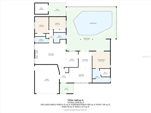 $499,000 | 401 Running Horse Road, Seffner, FL 33584