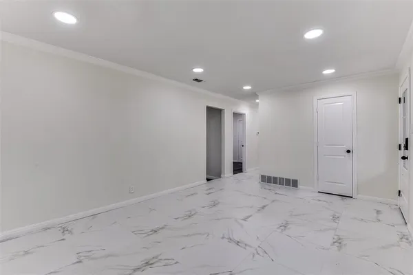 a view of an empty room