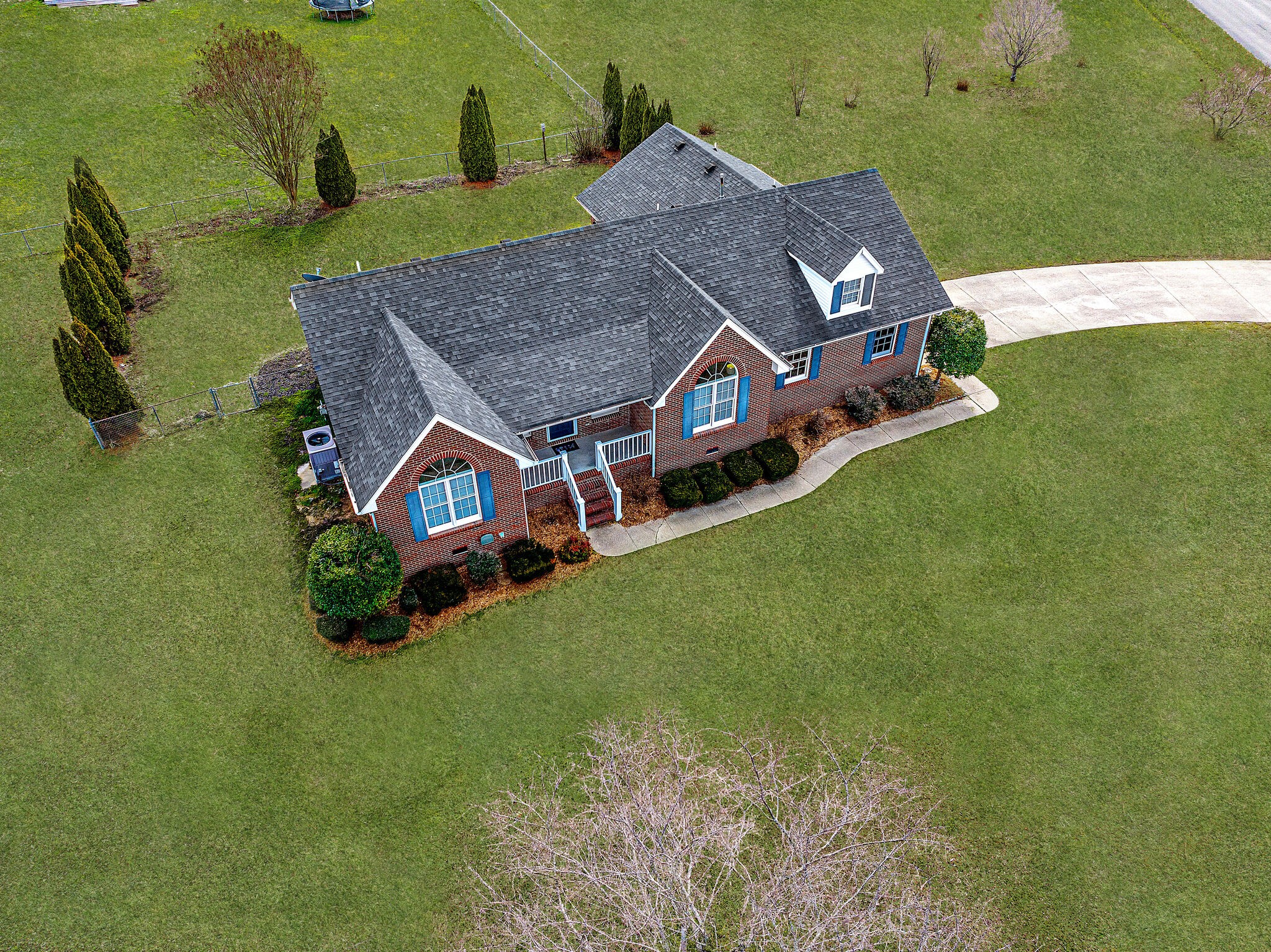1102 High Lake Drive Dickson, TN 37055 - Photo 1 of 50 an aerial view of a house with a big yard