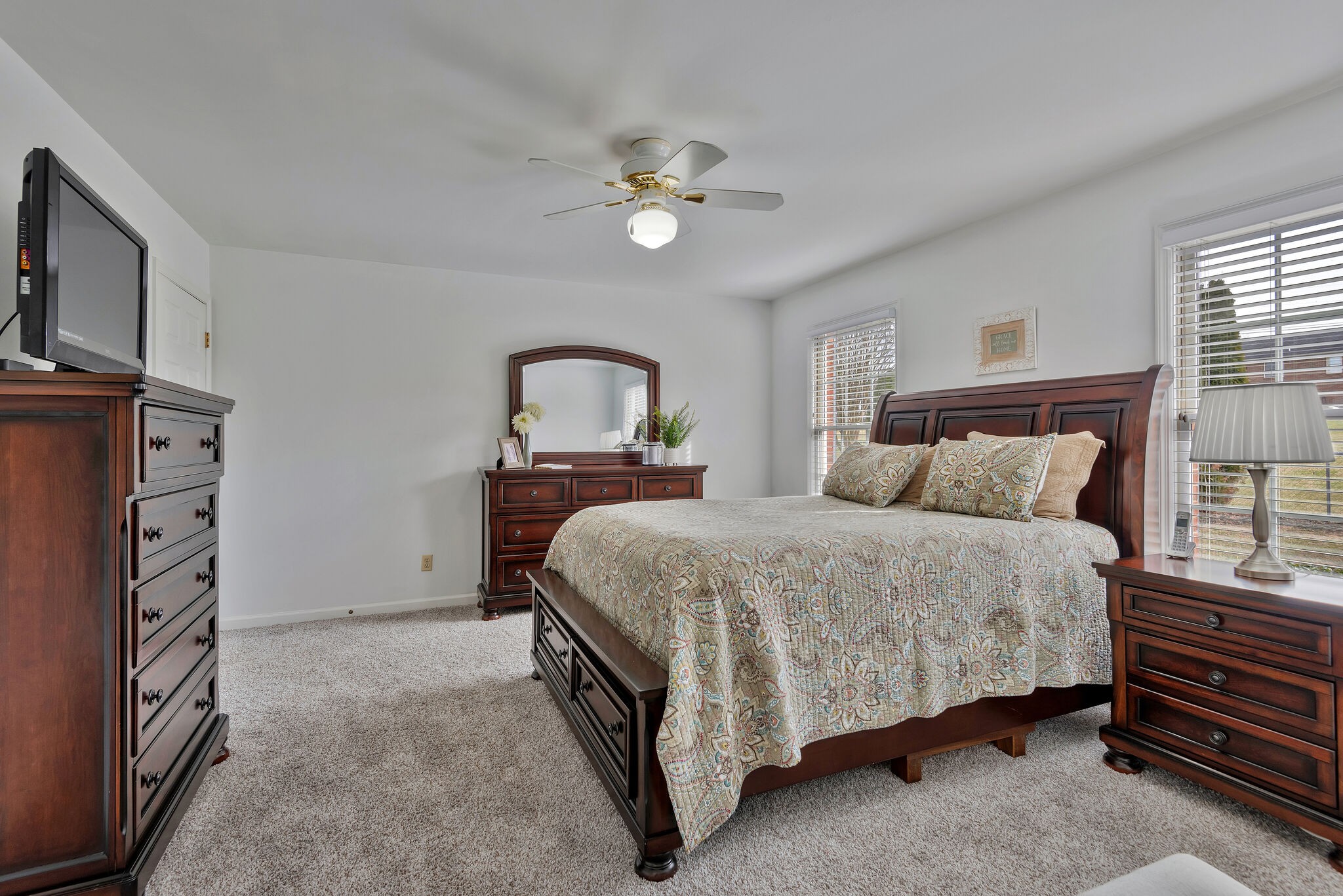 1102 High Lake Drive Dickson, TN 37055 - Photo 20 of 50 a bed room with a bed and a tv