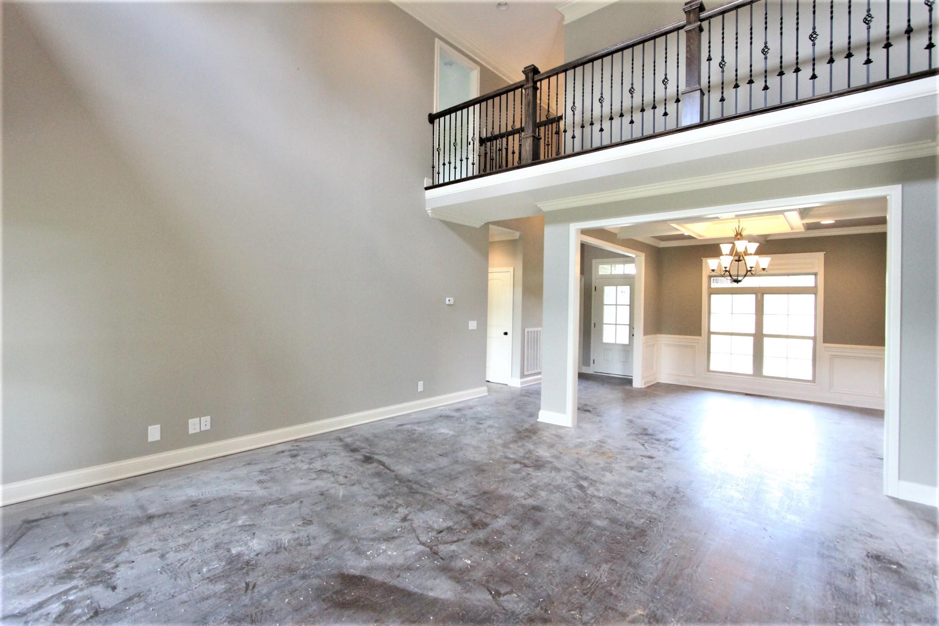 Great Room With Solid Oak Hardwood Flooring
