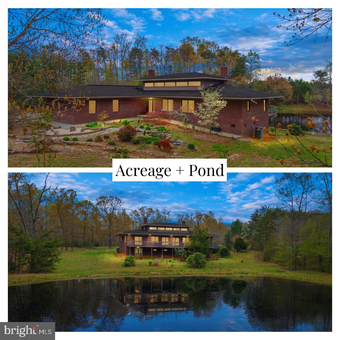 29227 General Rhodes Lane Rhoadesville, VA 22542 - Photo 128 of 129 Frank Lloyd Wright-style retreat | pond & acreage.