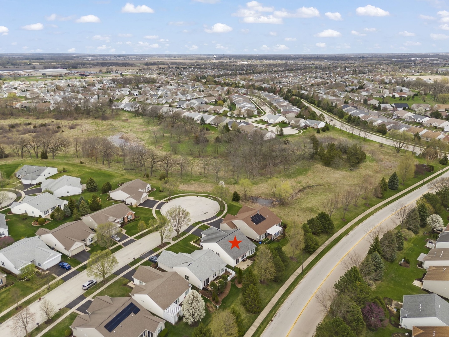 14013 Francesca Cove Huntley, IL 60142 - Photo 35 of 60 an aerial view of residential houses with outdoor space