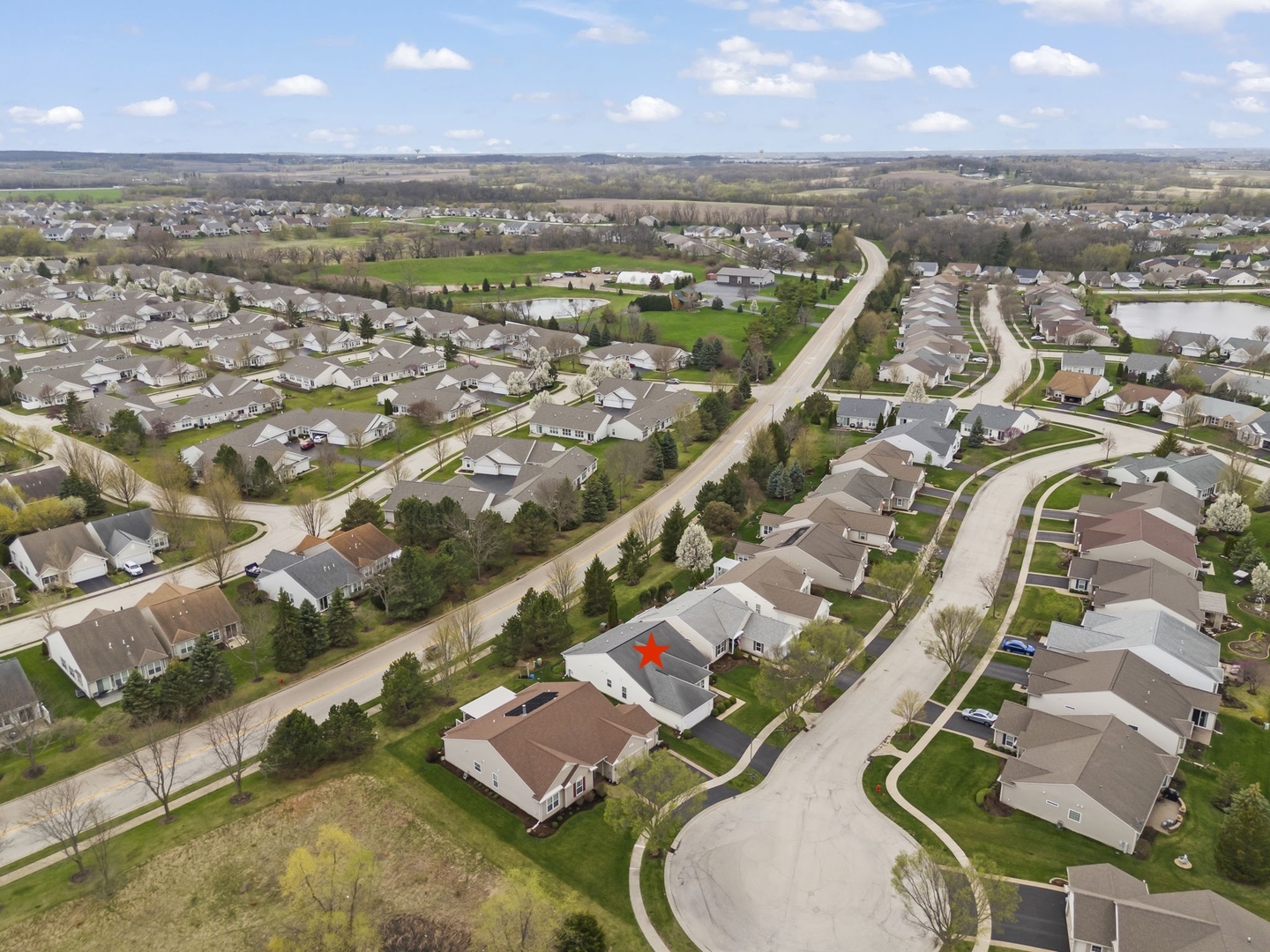 14013 Francesca Cove Huntley, IL 60142 - Photo 39 of 60 an aerial view of residential houses with outdoor space
