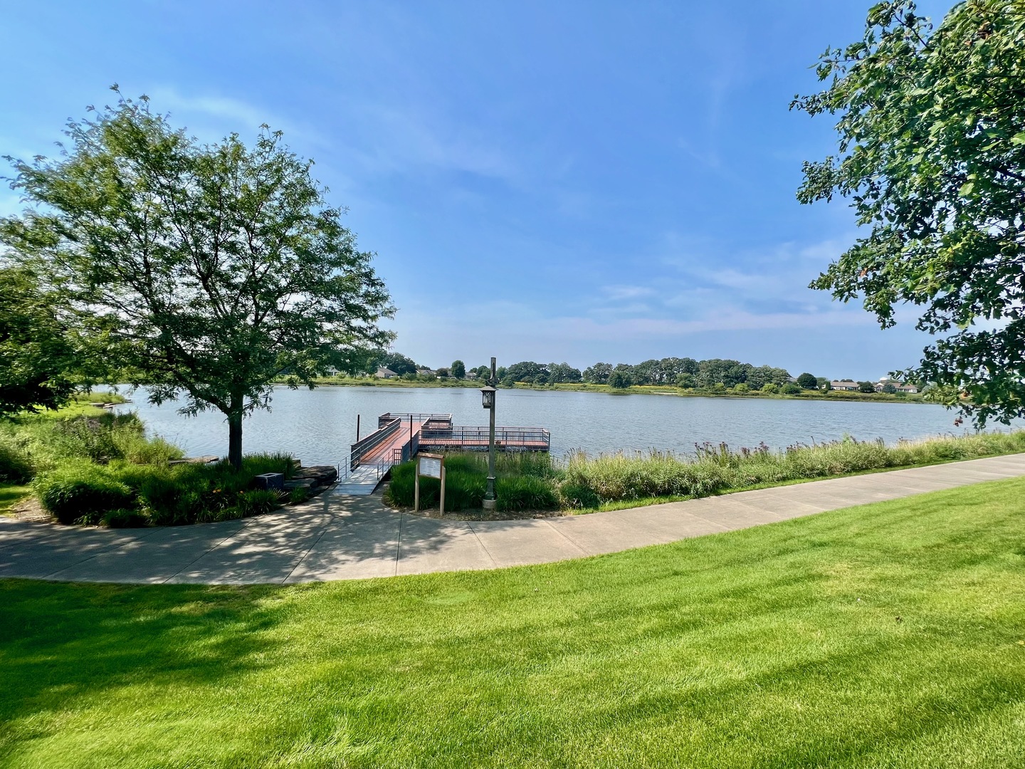 14013 Francesca Cove Huntley, IL 60142 - Photo 51 of 60 a view of a lake with a yard