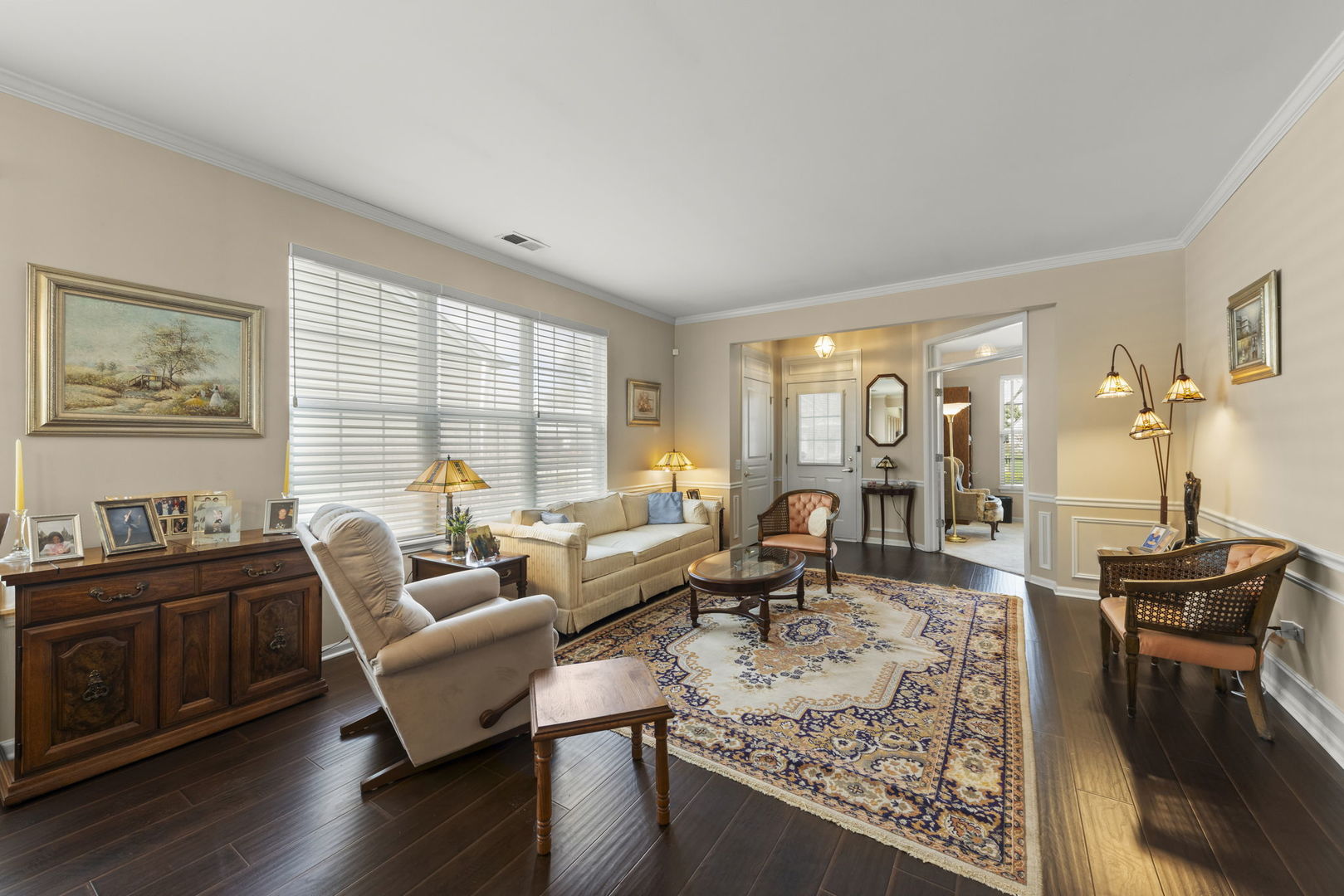 14013 Francesca Cove Huntley, IL 60142 - Photo 6 of 60 a living room with furniture and wooden floor