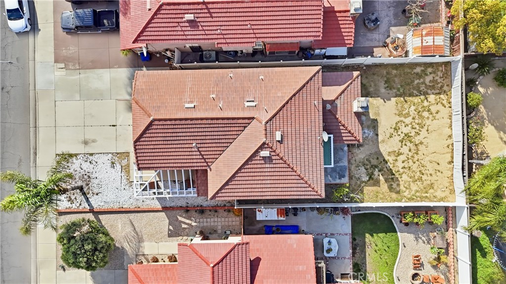 338 Mildred Street Perris, CA 92571 - Photo 28 of 34 an aerial view of a house with swimming pool
