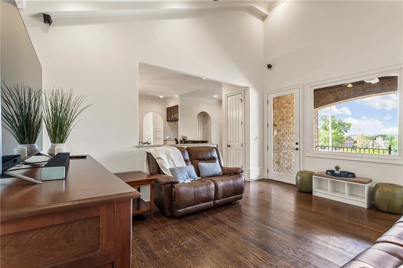 629 Boulevard Northeast Atlanta, GA 30308 - Photo 29 of 74 a living room with furniture and a large window
