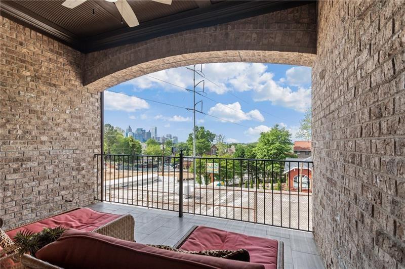 629 Boulevard Northeast Atlanta, GA 30308 - Photo 30 of 74 a view of a balcony with a swing