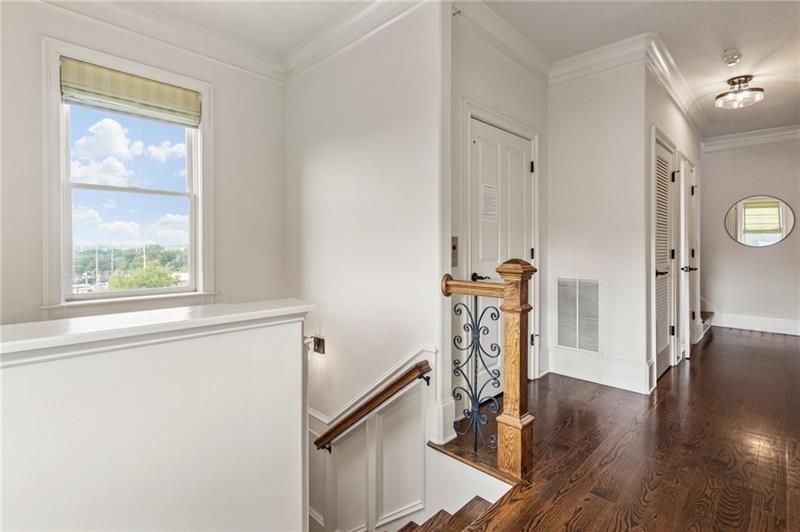 629 Boulevard Northeast Atlanta, GA 30308 - Photo 48 of 74 a view of hallway with wooden floor