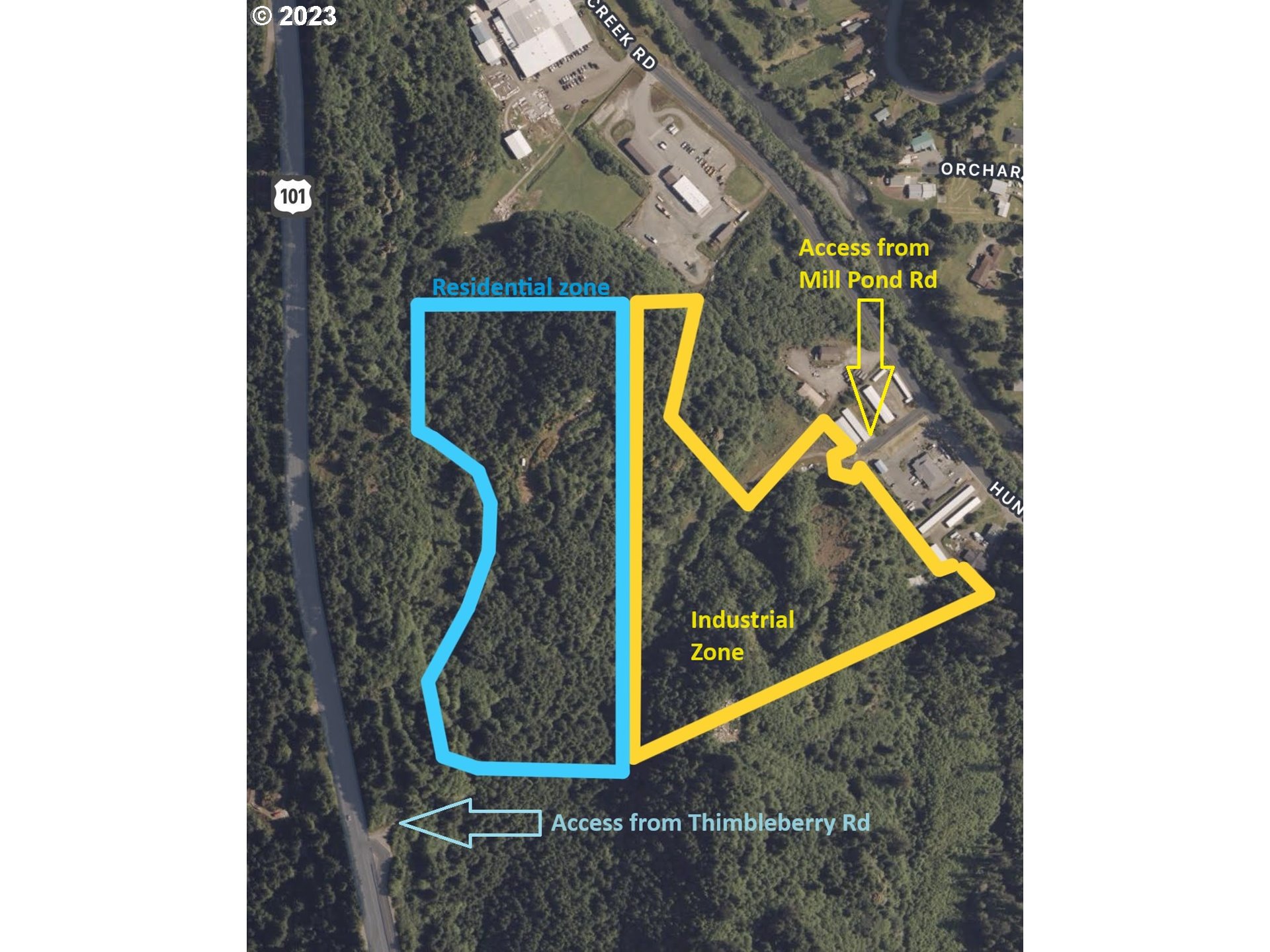 Mill Stream Road Gold Beach, OR 97444 - Photo 20 of 32 Approximate Property Lines