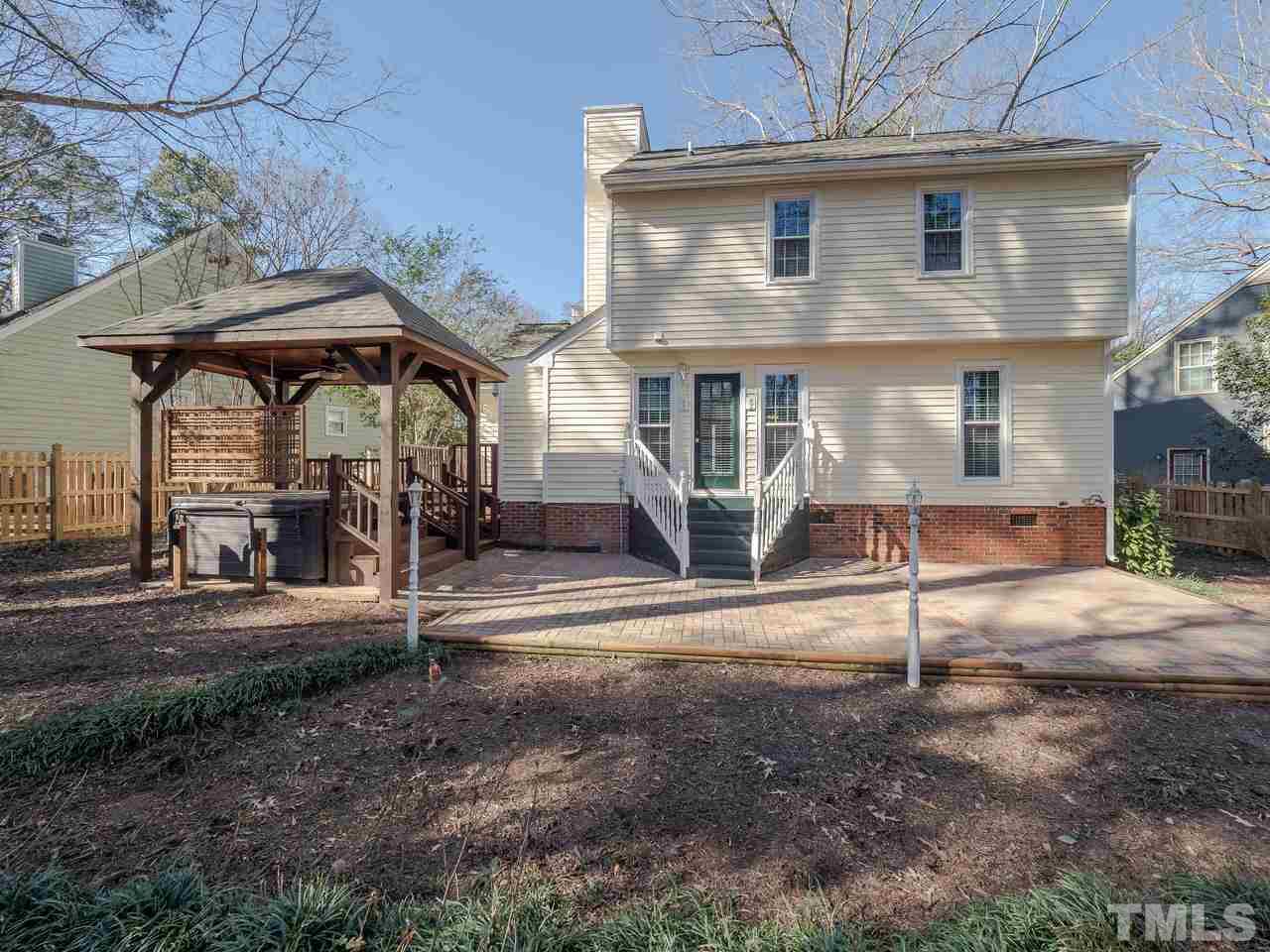 1437 Greenside Drive Raleigh, NC 27609 - Photo 15 of 16 A view from the large, fenced backyard.