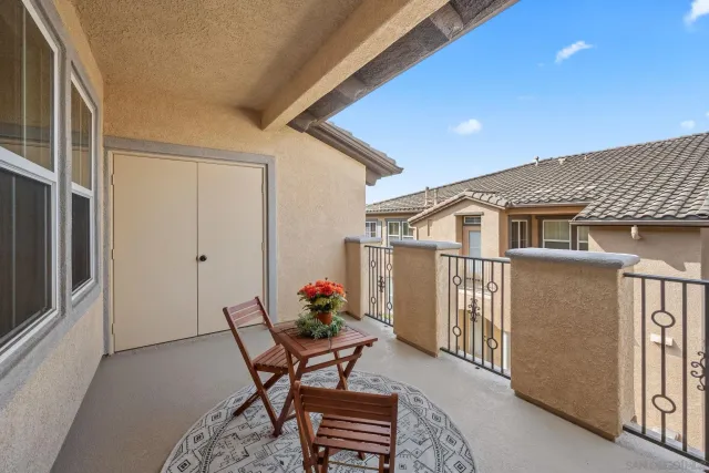 a outdoor space with furniture