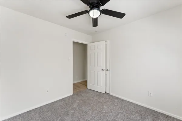 a view of an empty room