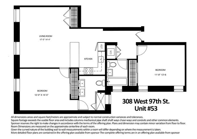 $1,675,000 | 308 West 97th Street, Unit 53 | Upper West Side