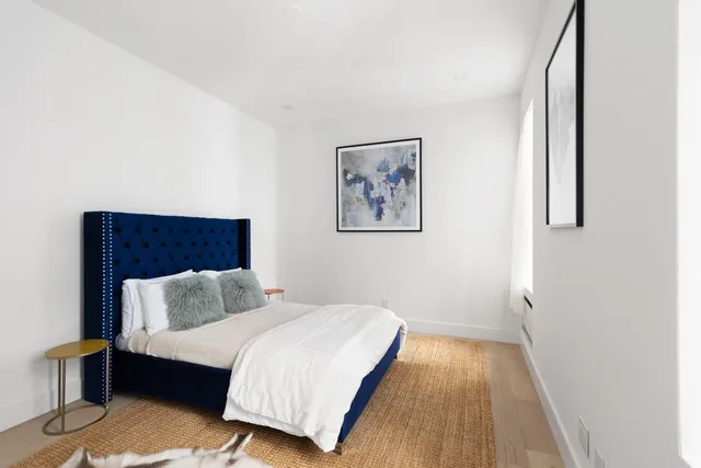 a view of a hallway with closet