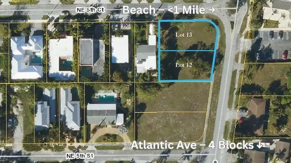 $1,000,000 | 514-lot 12) Northeast 514-lot 12) Ne 3rd Avenue, Delray Beach, FL 33444