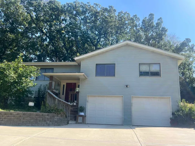 a aerial view of a house